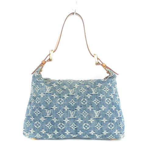 中古】ルイヴィトン LOUIS VUITTON モノグラムデニム バギーPM ワン