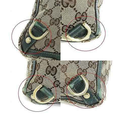 中古】グッチ GUCCI アビー トートバッグ カバン 鞄 レザー GG