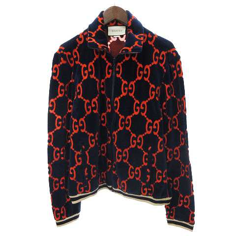 中古】グッチ 18AW GGシェニール セットアップ ジャケット パンツ