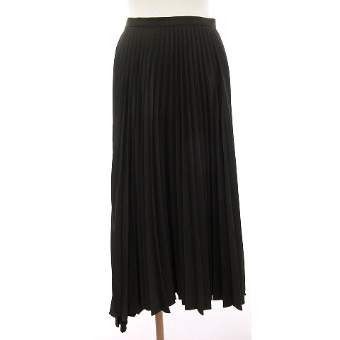 セオリー 美品 21SS PLEAT SKIRT プリーツスカート ひざ丈 フレア 無地