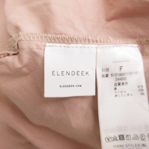 中古】エレンディーク ELENDEEK 21AW シャツ ブラウス 長袖 Vネック ...