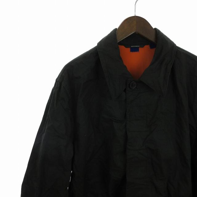 【中古】エルメス ヴィンテージ オイルドジャケット ミドル丈 無地 比翼 フロントボタン ダークグリーン オレンジ 50の通販は 【中古】エルメス ヴィンテージ オイルドジャケット ミドル丈 無地 比翼 フロントボタン ダークグリーン オレンジ 50の通販は