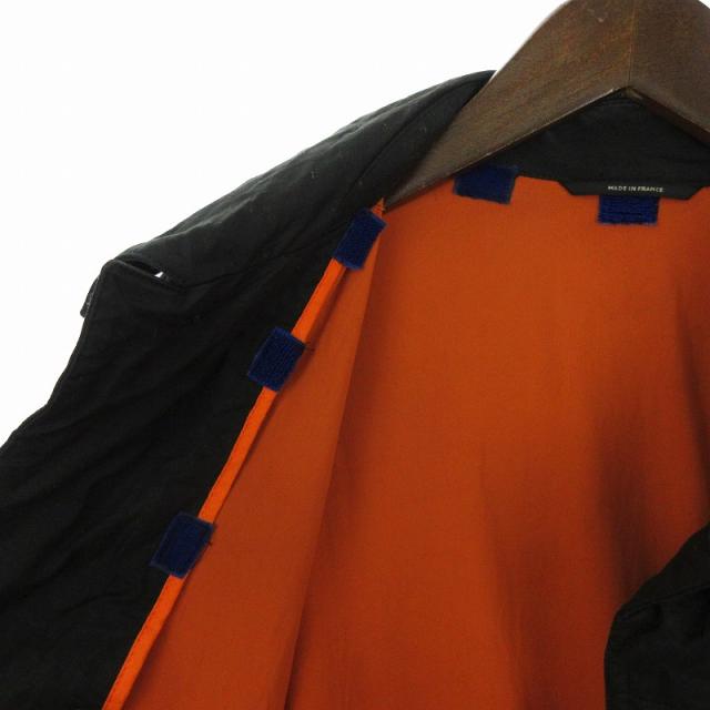 【中古】エルメス ヴィンテージ オイルドジャケット ミドル丈 無地 比翼 フロントボタン ダークグリーン オレンジ 50の通販は 【中古】エルメス ヴィンテージ オイルドジャケット ミドル丈 無地 比翼 フロントボタン ダークグリーン オレンジ 50の通販は