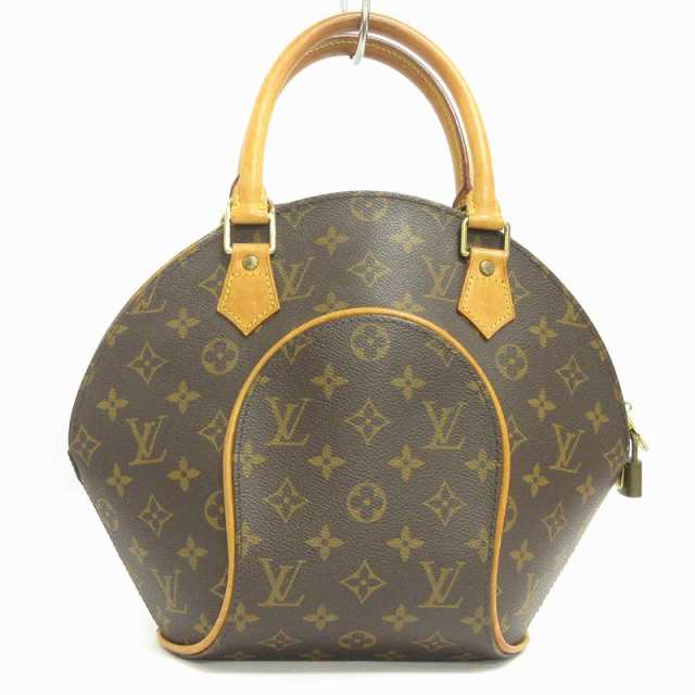 【中古】ルイヴィトン LOUIS VUITTON モノグラム エリプスPM ハンドバッグ キャンバス 総柄 M51127 茶 ブラウン ■ECH