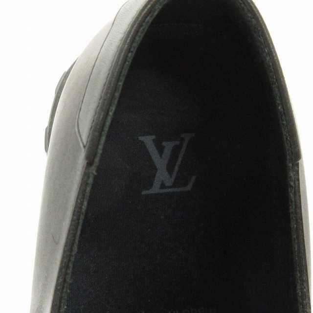 【中古】ルイヴィトン LOUIS VUITTON 20年製 ゴンクール ライン ダービーシューズ レザー 赤系 レッド 8 26.5cm位