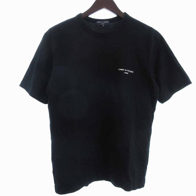 【中古】コムデギャルソンオム 2023年製 Tシャツ カットソー 半袖 コットン ワンポイント HM-T101 黒 M ☆AA★ の通販は 7,800円