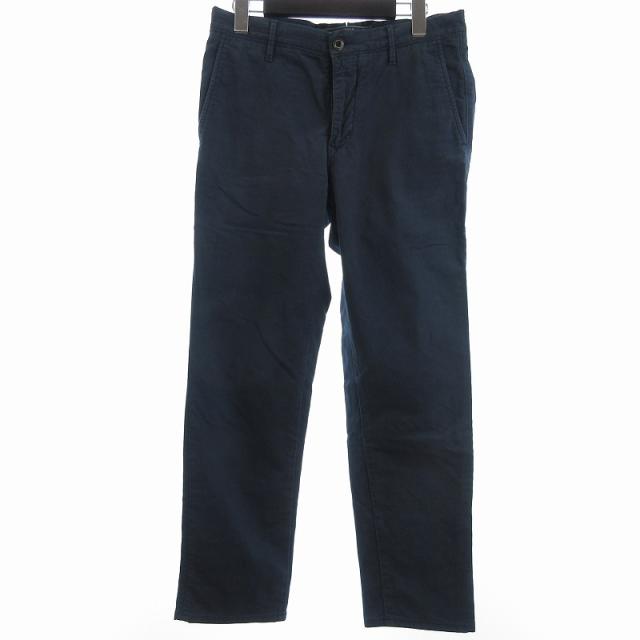 【中古】インコテックス INCOTEX パンツ スラックス ロング テーパード コットン 紺 ネイビー 30 メンズの通販は 5,848円