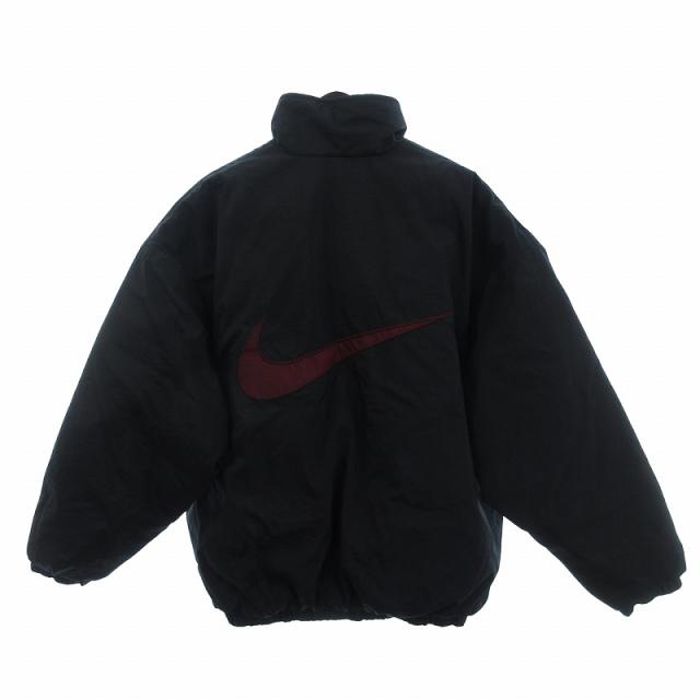 NIKE 00s ジップアップ ナイロンジャケット 刺繍ロゴ マルチカラー L