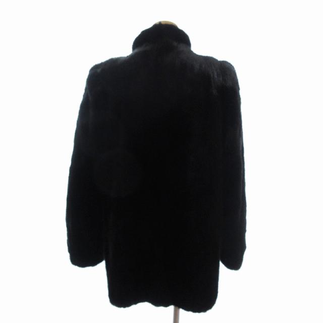 ビックサイズ！SAGA MINK サガミンク リアルファー コート13 銀サガ