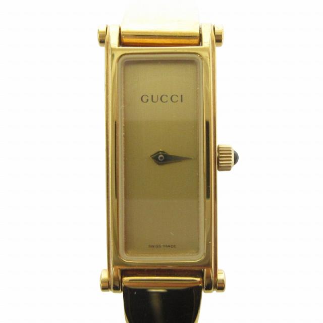 【中古】グッチ GUCCI 1500L バングルウォッチ 腕時計 アナログ クオーツ ゴールドカラー ■GY11 ジャンクの通販は
