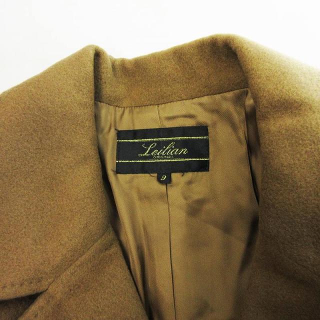 レリアン　ピーコート　ネックベルト付き　ブラック　カシミア レリアン ピーコート ネックベルト付き ブラック カシミア レリアン