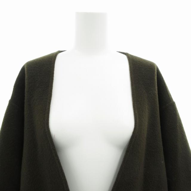 【中古】シティショップ CITYSHOP リバーコート ロング REVER COAT LONG ノーカラー 38 茶 ブラウン 中古】シティショップ CITYSHOP リバーコート ロング REVER COAT LONG