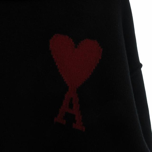 【中古】アミ アレクサンドル マテュッシ RED ADC SWEATER ニット セーター 長袖 クルーネック ウール 黒 M ☆AA★ 中古】アミ アレクサンドル マテュッシ RED ADC SWEATER ニット