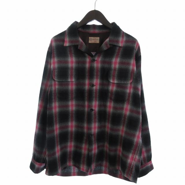 Towncraft 長袖シャツ ブラック・ホワイトチェック Towncraft 長袖シャツ ブラック・ホワイトチェック TOWNCRAFT