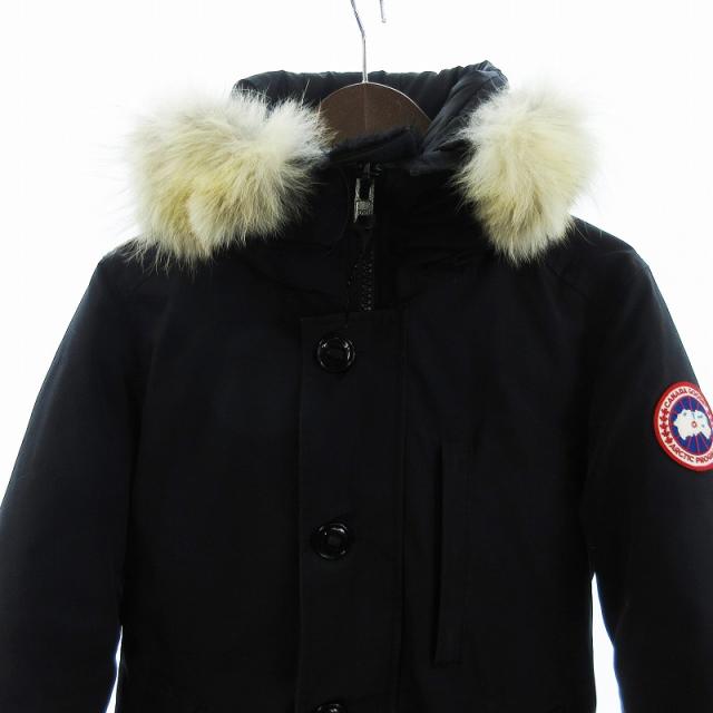【中古】カナダグース Jasper Parka Heritage ダウンジャケット ブルゾン コヨーテファー 3438JM 紺 ネイビー XS 中古】カナダグース Jasper Parka Heritage ダウンジャケット ブルゾン