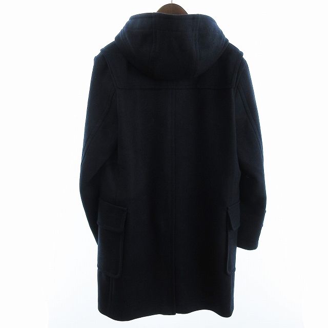 【中古】ブラックレーベルクレストブリッジ ダッフルコート ミドル丈 裏地チェック 51B60-205-28 ウール ネイビー M 中古】ブラックレーベルクレストブリッジ ダッフルコート ミドル丈