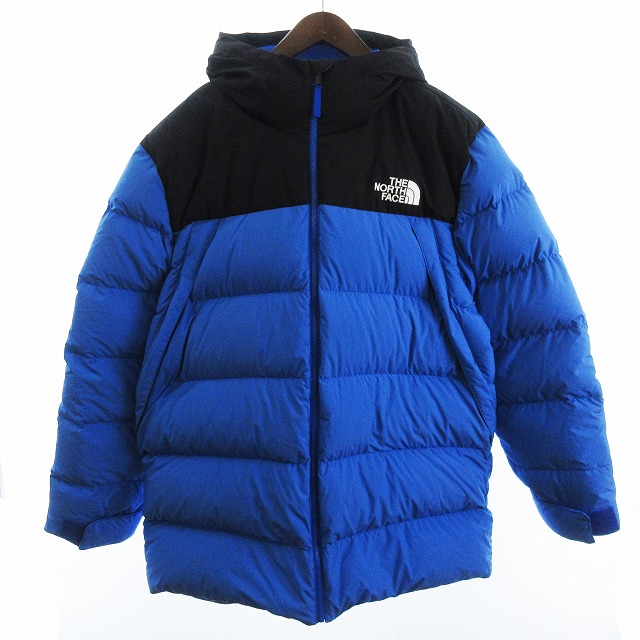 【中古】ザノースフェイス UX DOWN JKT RTO ダウンジャケット 切り替え ナイロン NF0A3VLA 黒 青 XXL ☆AA★ メンズ