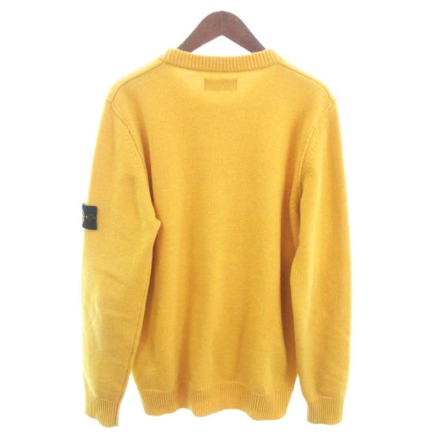 トップス　イエロー　新品 中古】ストーンアイランド MAGLIA ラムウール クルーネック
