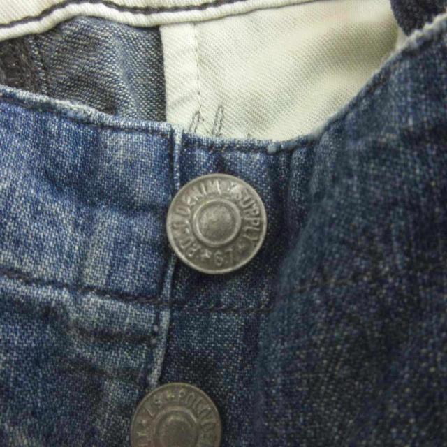 【中古】デニム&サプライ ラルフローレン ショートパンツ ハーフ デニム ヴィンテージ加工 カットオフ 青 28 中古】デニム&サプライ ラルフローレン ショートパンツ ハーフ デニム