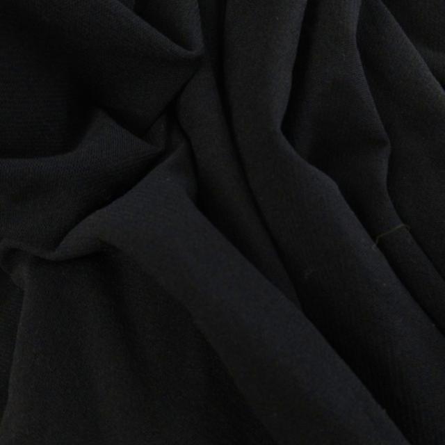 ジルサンダー 美品 シアーロングスカート フレア ナイロン 黒 ブラック 36