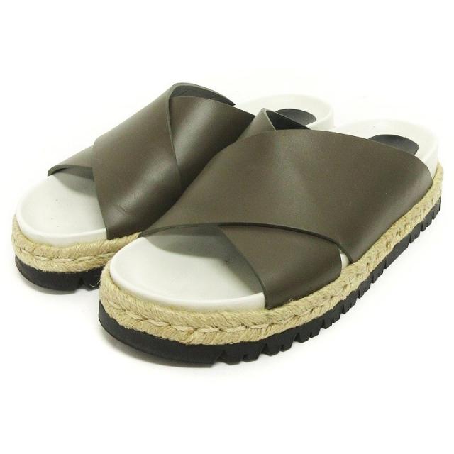 MARNI マルニ フスベット 36 MARNI FUSSBETT フスベット クロスレザー