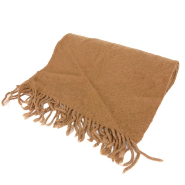 THE INOUE BROTHERS ベビーアルパカ100% マフラー ブラウン The Inoue