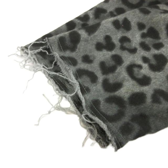 中古】エーアイイー AiE パーカー ジップアップ フーディー レオパード