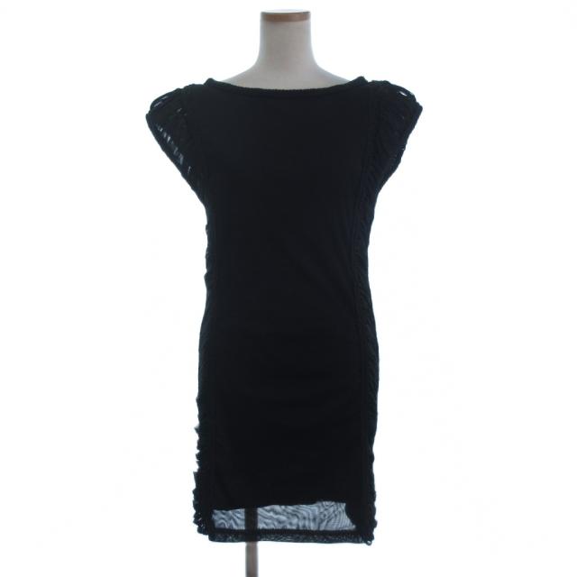 ゴルチェ ジャンポールゴルチェ ワンピース　黒 中古】ジャンポールゴルチエ FOR SEPT PREMIERES ワンピース ミニ丈