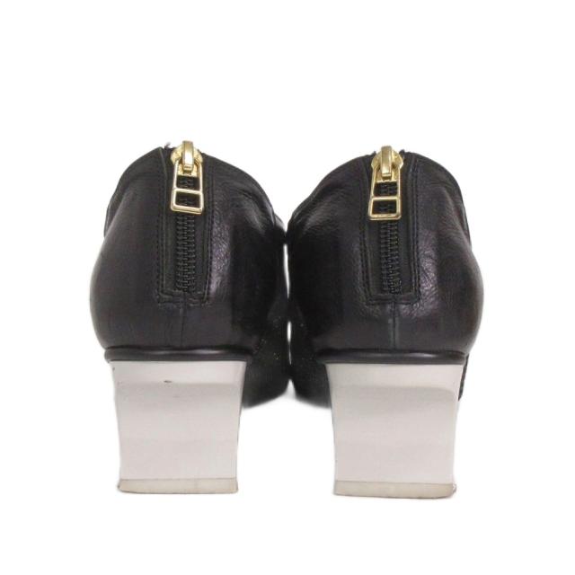 中古】マナ MANA ワイドカットメッシュブーティー サンダル 531146 黒