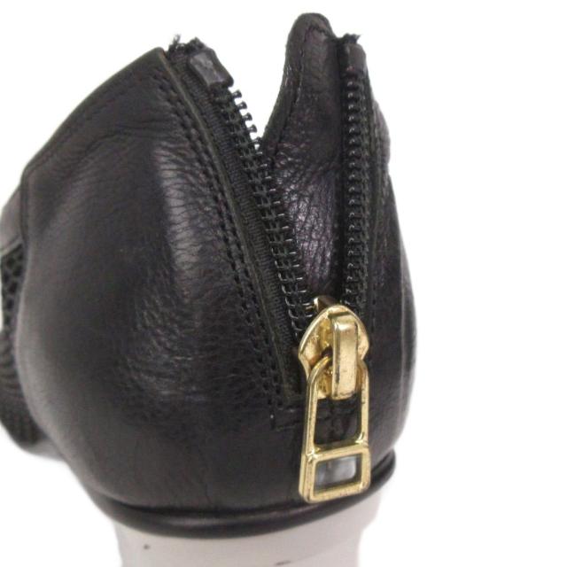 中古】マナ MANA ワイドカットメッシュブーティー サンダル 531146 黒