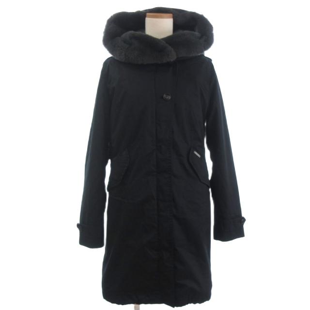 【中古】ウールリッチ WOOLRICH LITERARY REX PARKA 中綿 モッズコート ファー WWCPS2629D ブラック S レディース