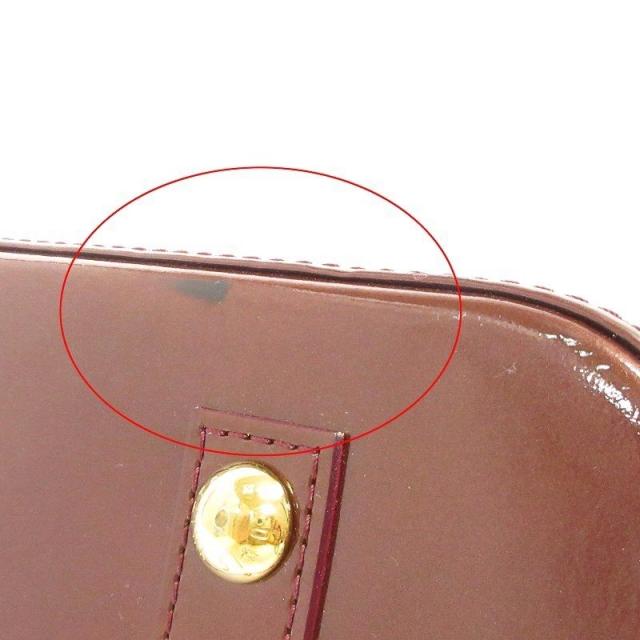 【中古】ルイヴィトン モノグラム ヴェルニ アルマPM ハンドバッグ レザー M91691 ルージュフォーヴィスト 赤 ■ECH 中古】ルイヴィトン モノグラム ヴェルニ アルマPM ハンドバッグ
