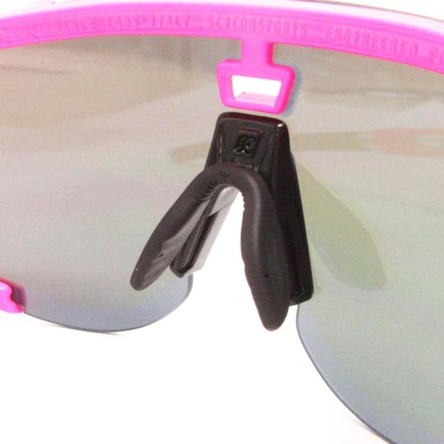 【中古】美品 シーコン Aeroscope 偏光サングラス スポーツサングラス ブルーレンズ ピンク アイウェア メンズ 中古】美品 シーコン Aeroscope 偏光サングラス スポーツサングラス