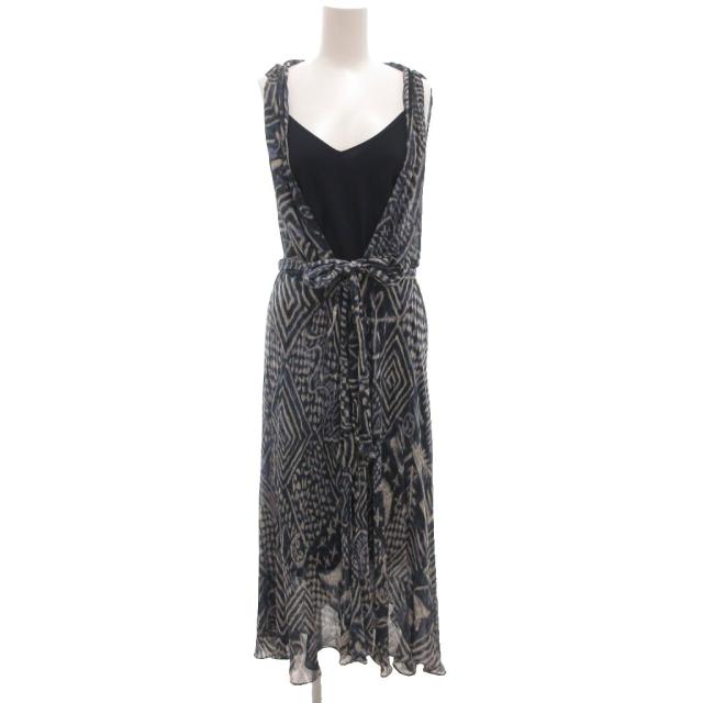 【中古】ポロ ラルフローレン POLO RALPH LAUREN 美品 ラップドレス ワンピース ロング キャミソール 150 80A