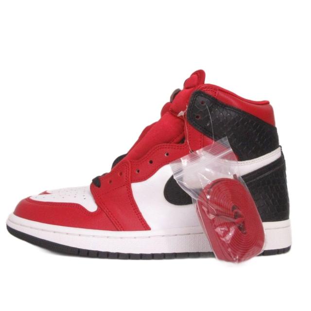 【中古】未使用品 ナイキ タグ付き WMNS AIR JORDAN 1 HIGH OG スニーカー ハイカット CD0461-601 赤 24.5cm US7.5