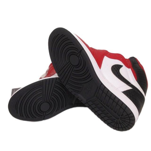 【中古】未使用品 ナイキ タグ付き WMNS AIR JORDAN 1 HIGH OG スニーカー ハイカット CD0461-601 赤 24.5cm US7.5