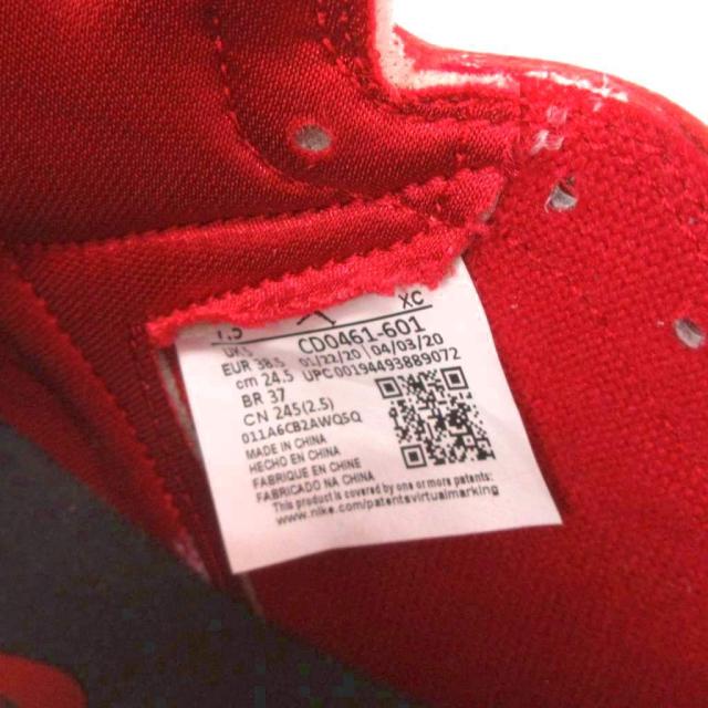 【中古】未使用品 ナイキ タグ付き WMNS AIR JORDAN 1 HIGH OG スニーカー ハイカット CD0461-601 赤 24.5cm US7.5