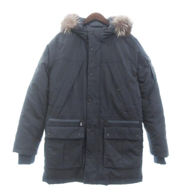 【中古】パジャール カナダ Pajar  SAMSON ダウンジャケット 長袖 ファー P6J321F9OX 紺 ネイビー S/P メンズ