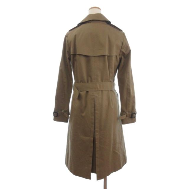 【中古】ハイク HYKE トレンチコート ロング ベルト付き ライナー ウール ベージュ 2 レディース_2