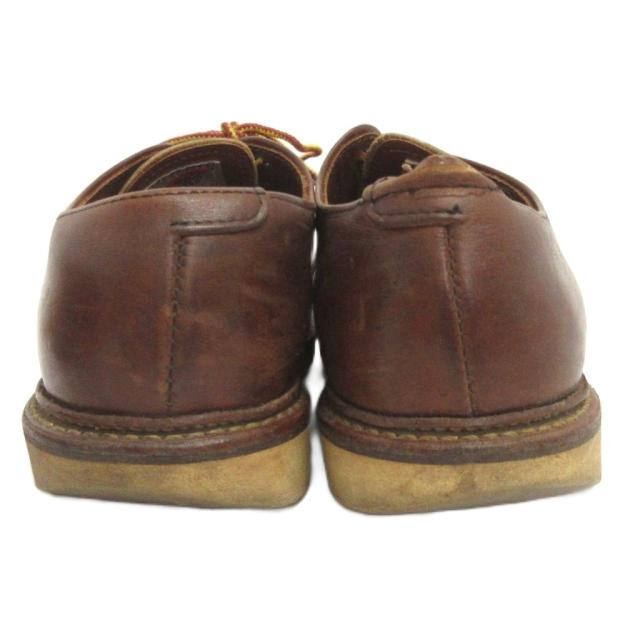 【中古】レッドウィング オックスフォード ブーツ ワークブーツ ローカット レザー 8109 茶 US 7.5 25.5cm ■FF