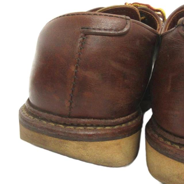 【中古】レッドウィング オックスフォード ブーツ ワークブーツ ローカット レザー 8109 茶 US 7.5 25.5cm ■FF