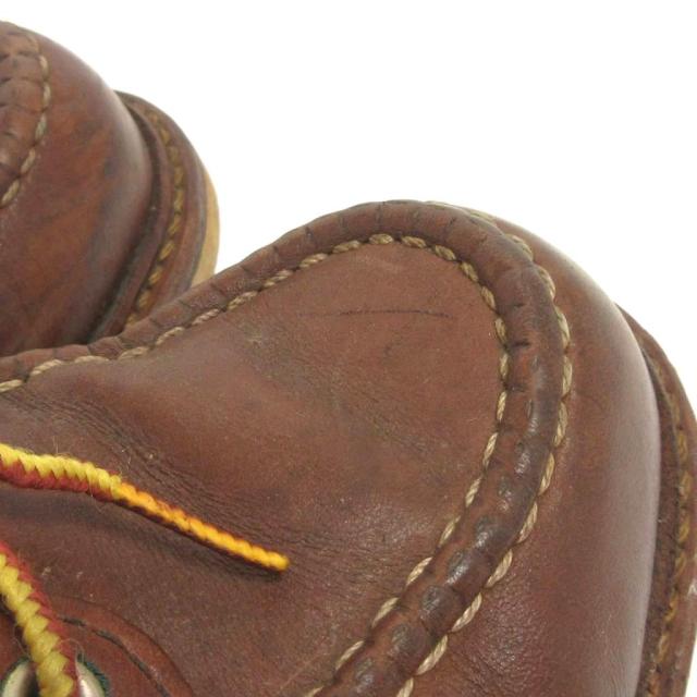 【中古】レッドウィング オックスフォード ブーツ ワークブーツ ローカット レザー 8109 茶 US 7.5 25.5cm ■FF