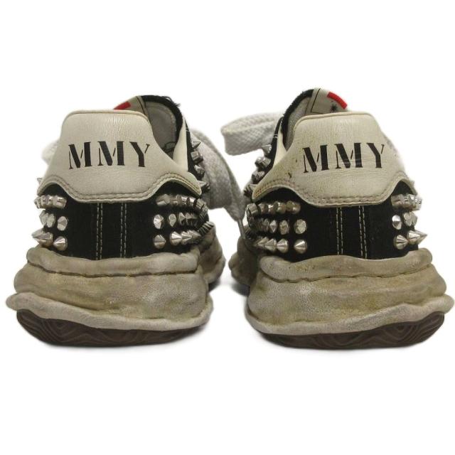 【中古】メゾンミハラヤスヒロ BLAKEY ブレイキー スタッズ スニーカー A13FW729 黒 ブラック 43 27.5cm メンズ