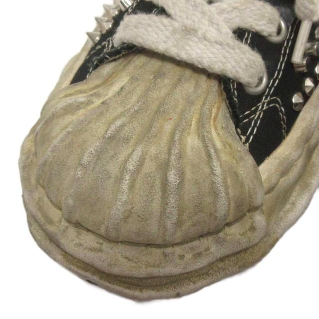 【中古】メゾンミハラヤスヒロ BLAKEY ブレイキー スタッズ スニーカー A13FW729 黒 ブラック 43 27.5cm メンズ