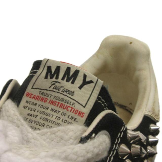 【中古】メゾンミハラヤスヒロ BLAKEY ブレイキー スタッズ スニーカー A13FW729 黒 ブラック 43 27.5cm メンズ