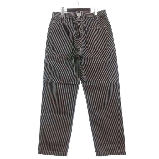 【中古】ササフラス T.P.LANDSCAPER PANTS 8oz INDIGO HICKORY ヒッコリーデニム パンツ ジーンズ 紺 白 M