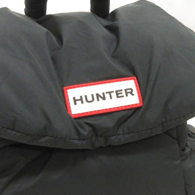 【中古】未使用品 ハンター タグ付き イントレピッド パファー ミニバックパック リュックサック 黒 one 6.5L