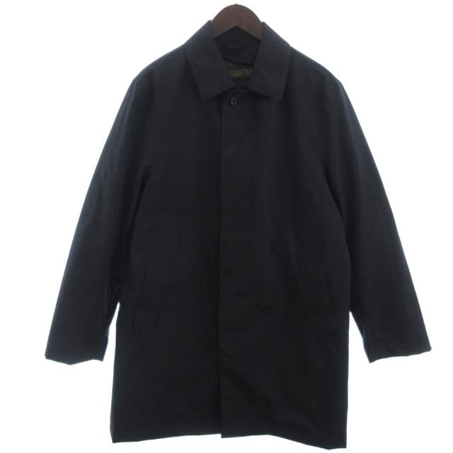 【中古】マッキントッシュ ロンドン パーテックス シールドエアー ステンカラー ショートコート ブラック 38 メンズ