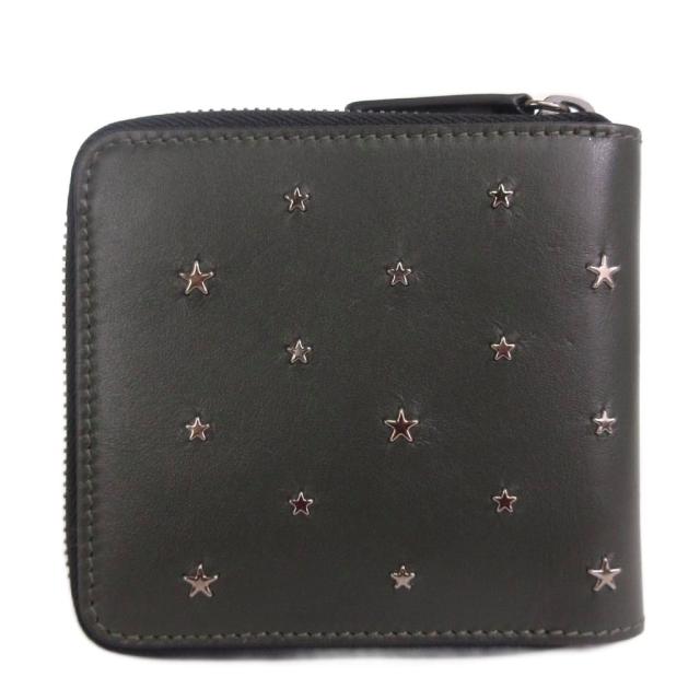 中古】ジミーチュウ コンパクトウォレット 財布 二つ折り ラウンド