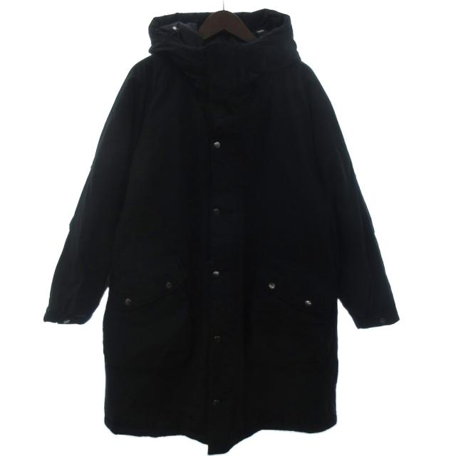 【中古】オーディエンス Audience ソロナ デュポン 中綿 M-90 モッズコート AUD7156 黒 ブラック 2 メンズ